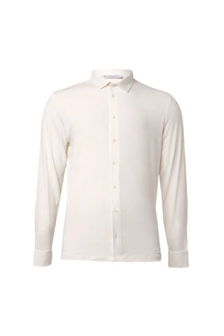 Beyaz Fersatile & More Doal Modal Uzun Kollu Erkek Gömlek Silk and Cashmere