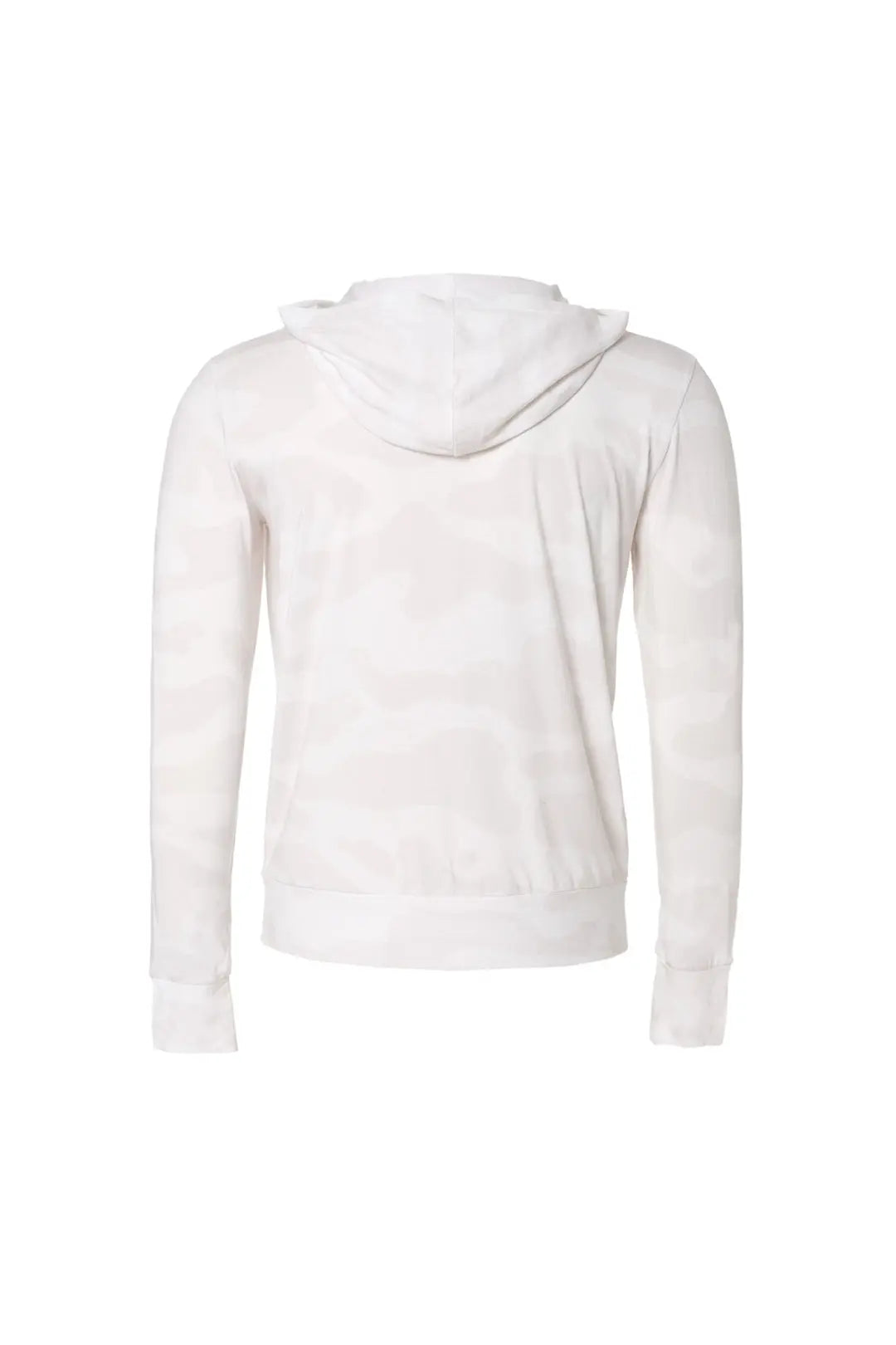 Beyaz Gri Fersatile & More Doğal Modal Erkek Kapüşonlu Silk and Cashmere