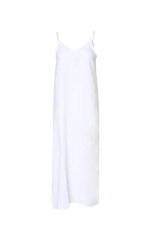 Beyaz Pamuk Cassandra Askılı Kadın Elbise Silk and Cashmere