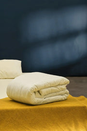 Beyaz Premium Tek Kişilik İpek Yorgan 155x215 cm Silk and Cashmere