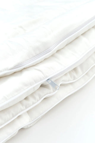 Beyaz Premium Tek Kişilik İpek Yorgan 155x215 cm Silk and Cashmere