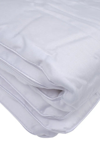Beyaz Premium Tek Kişilik İpek Yorgan 155x215 cm Silk and Cashmere