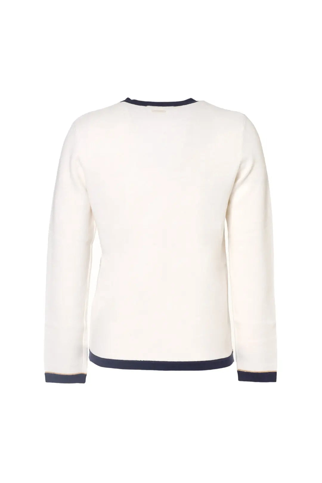 Ekru İpek Pamuk Diana Zincir Detaylı Hırka Ceket Woman