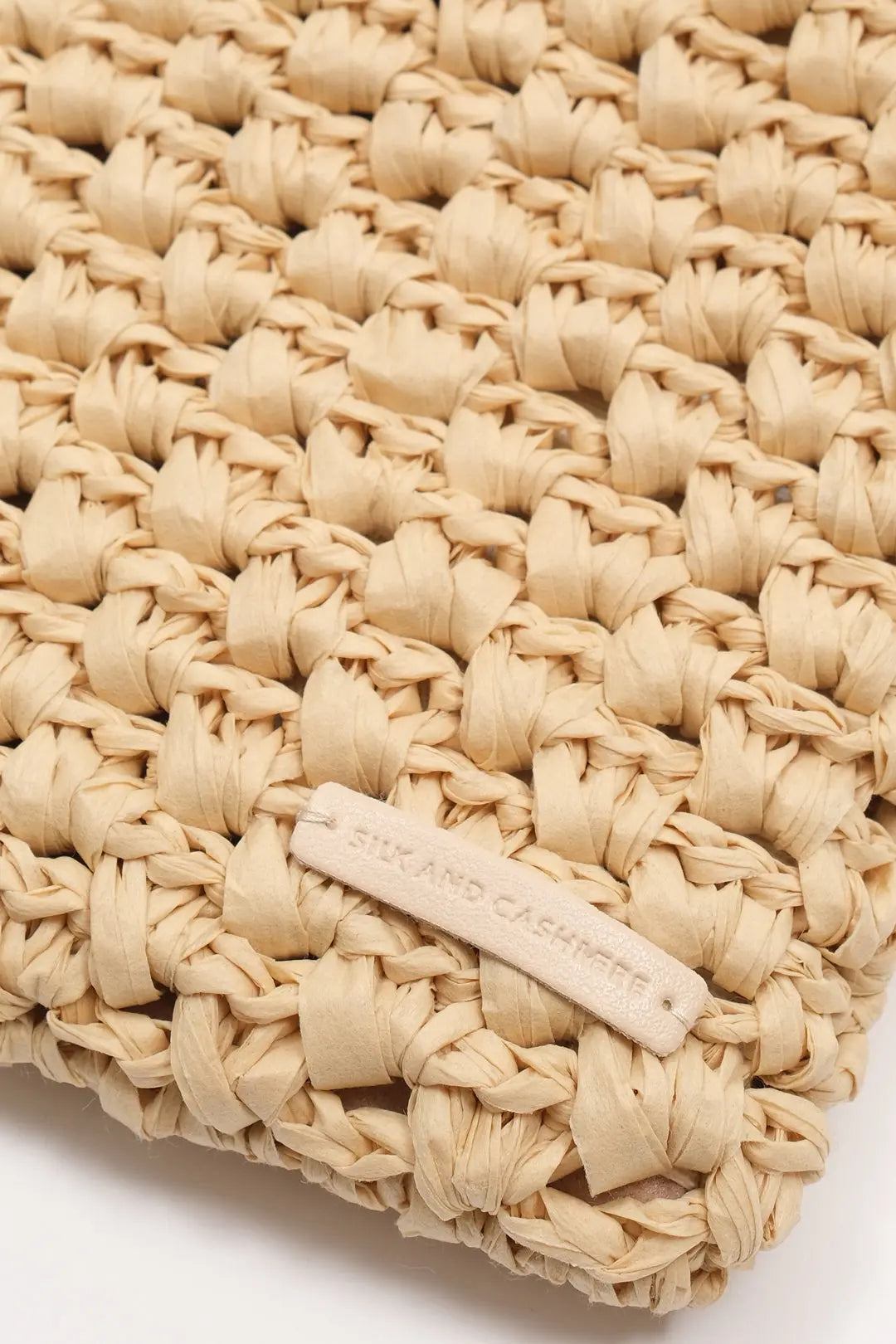 Ekru Nina Rafya El Çanta Accessory