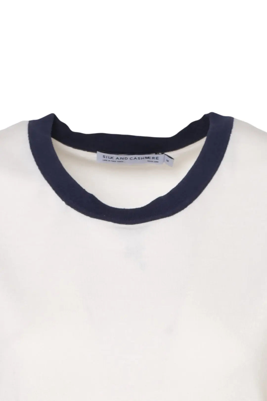 Ekru pek Pamuk Diana Kolsuz Triko Üst Woman