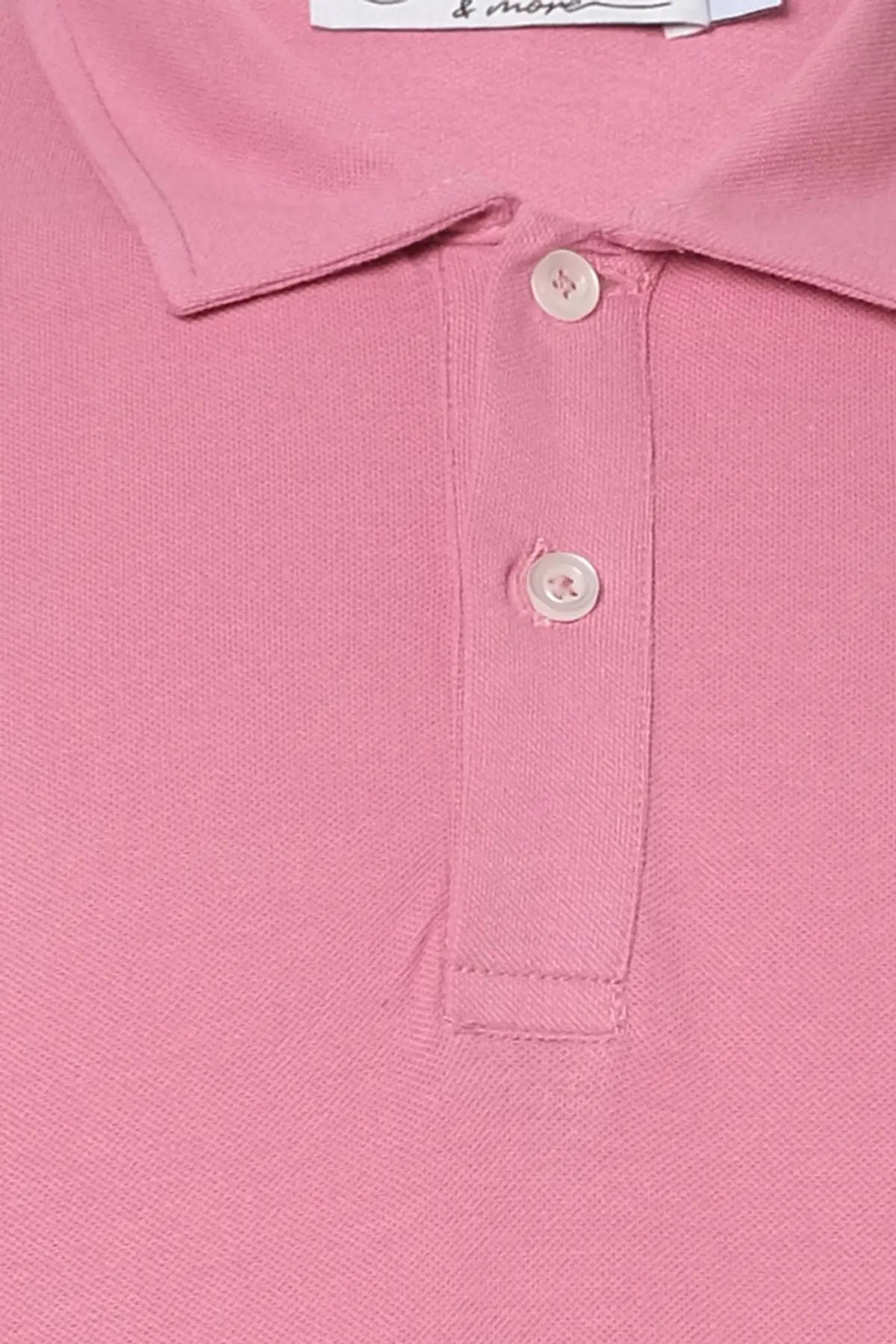 Gül Kurusu & More Johnny Erkek Kısa Kollu Polo Yaka Tişört Silk and Cashmere