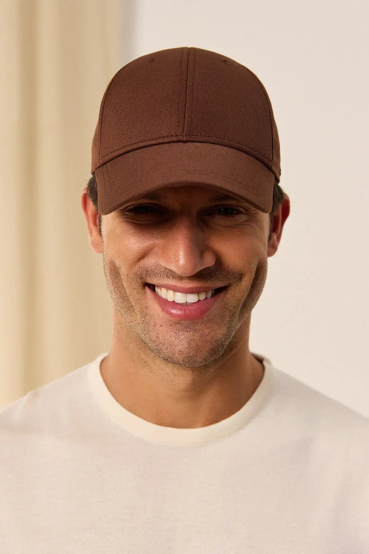 Kahverengi Infinity Pamuk apka Silk and Cashmere