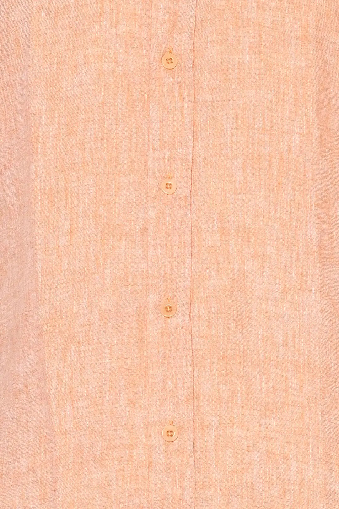 Kavuniçi Keten Leon Regular Kesim Erkek Gömlek MAN