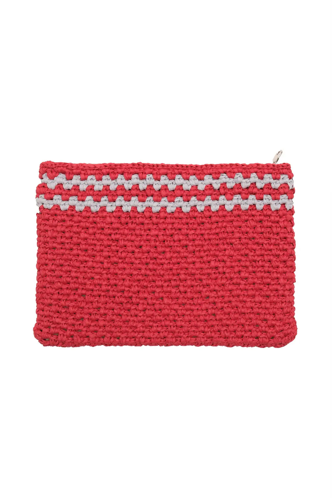 Kırmızı Nina Rafya El Çanta Silk and Cashmere