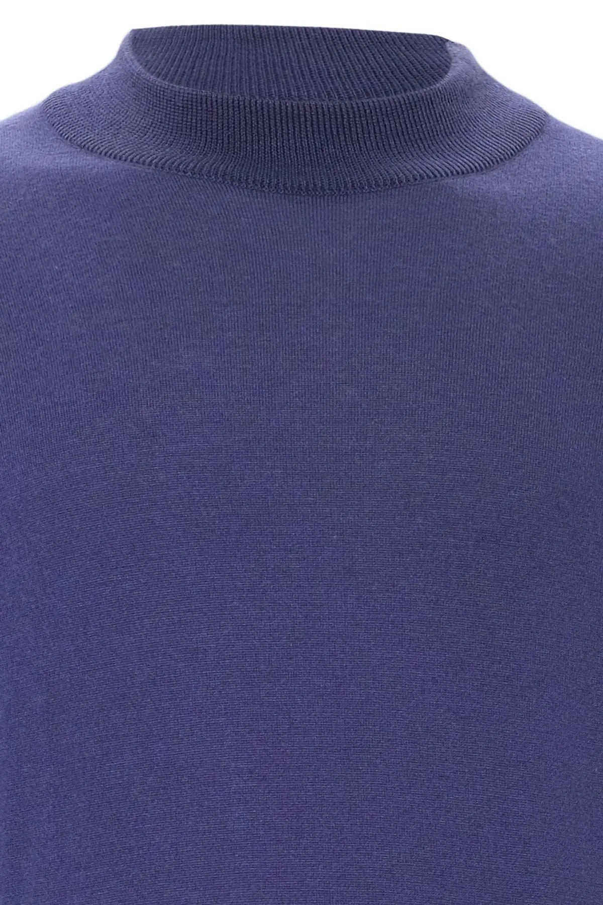 Mor İpek ve Kaşmir Yarım Balıkçı Yaka Uzun Kol Utku Erkek Triko