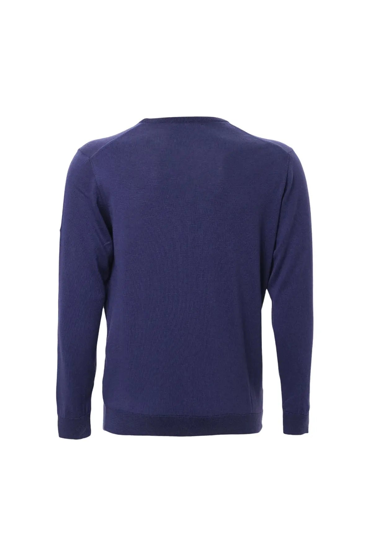 Mor İpek ve Kaşmir Yuvarlak Yaka Uzun Kollu Utku Erkek Triko