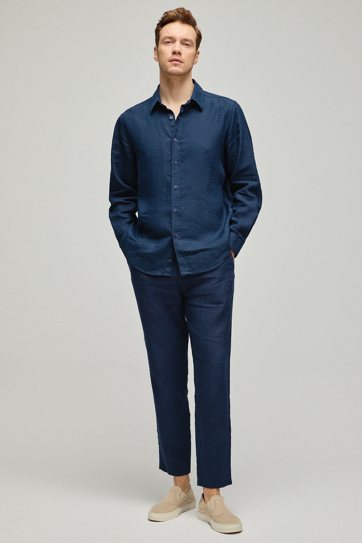 Lacivert Leon Keten Erkek Pantolon