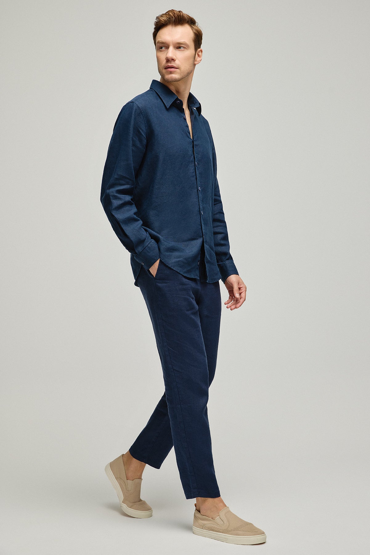 Lacivert Leon Keten Erkek Pantolon