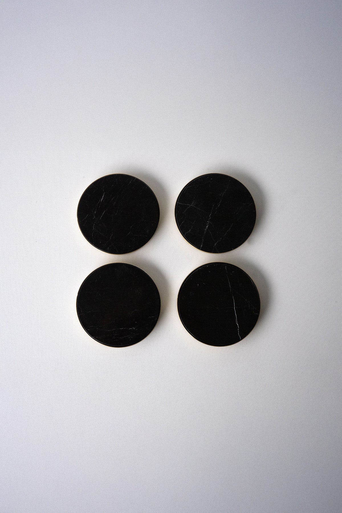 Siyah Asawa Bardak Altlığı 4lü Set