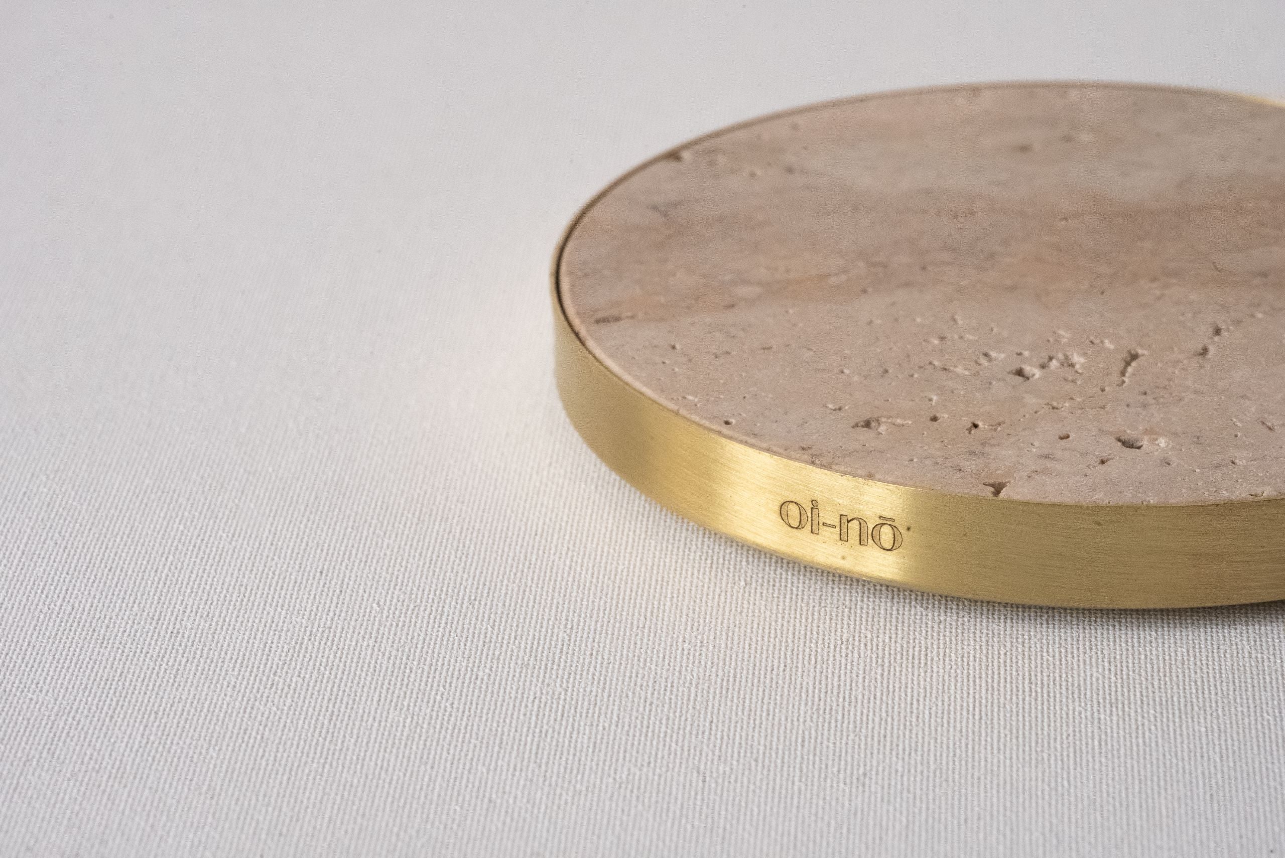 Traverten Asawa Bardak Altlığı 4lü Set