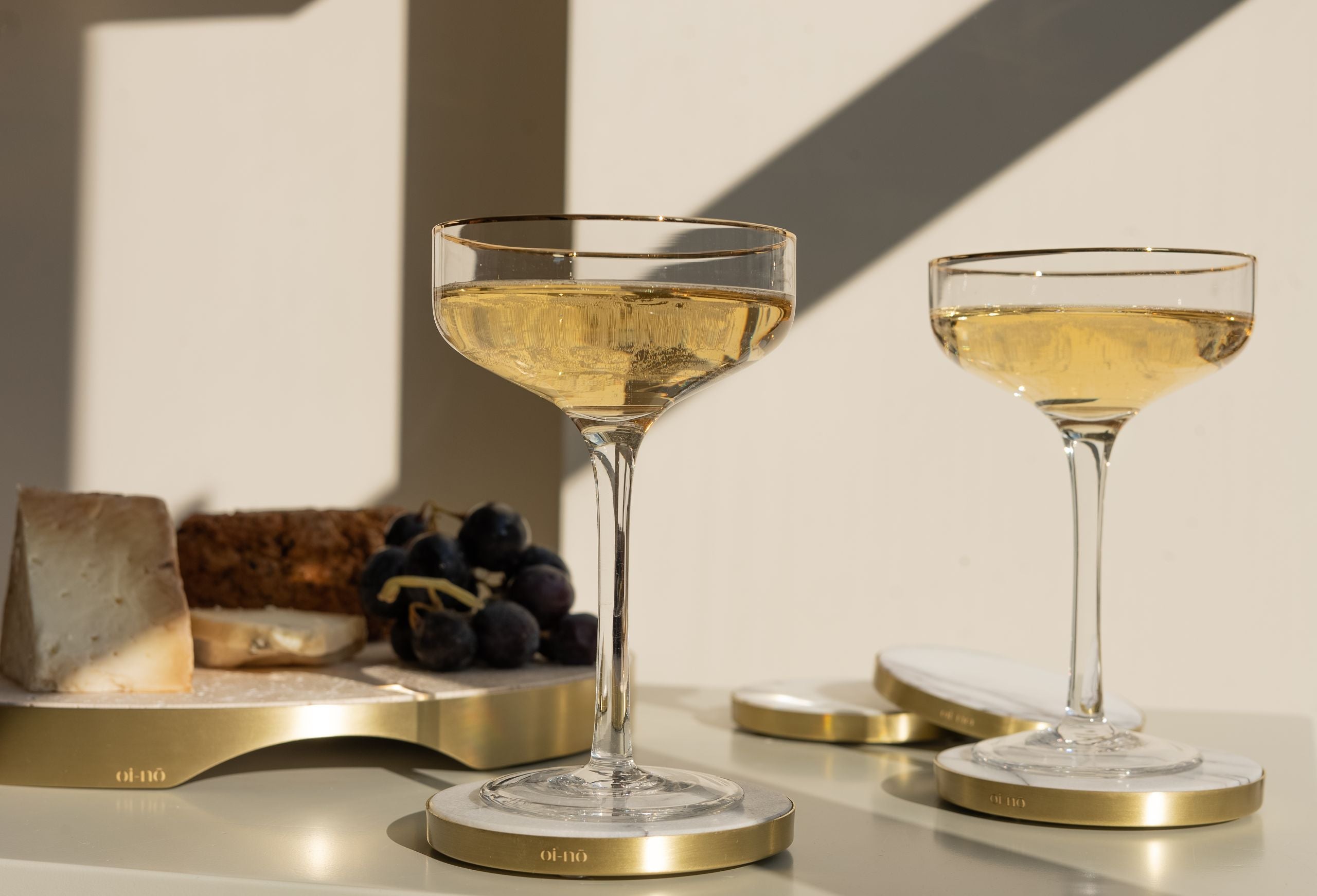 Traverten Asawa Bardak Altlığı 4lü Set