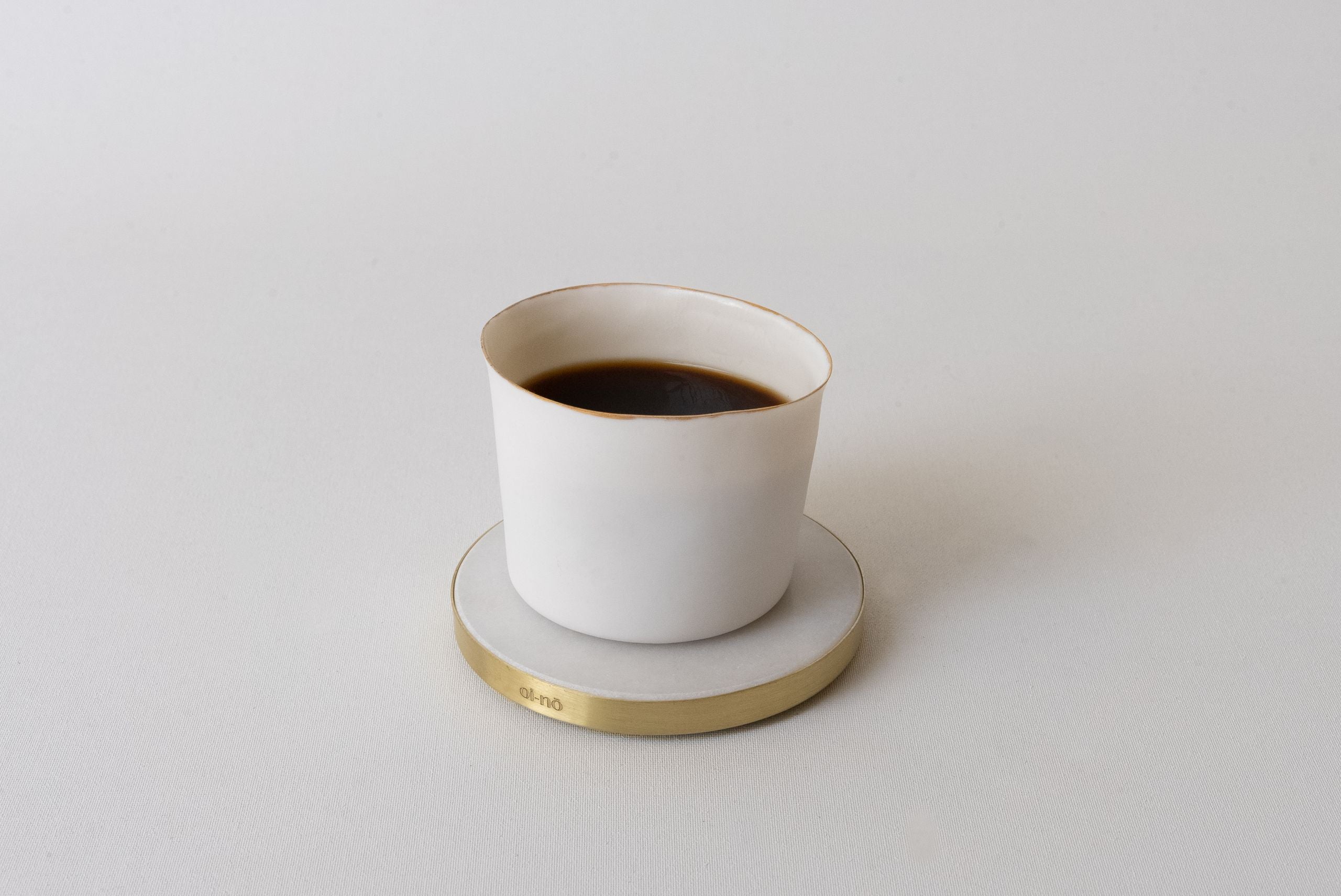 Beyaz Asawa Bardak Altlığı 4lü Set