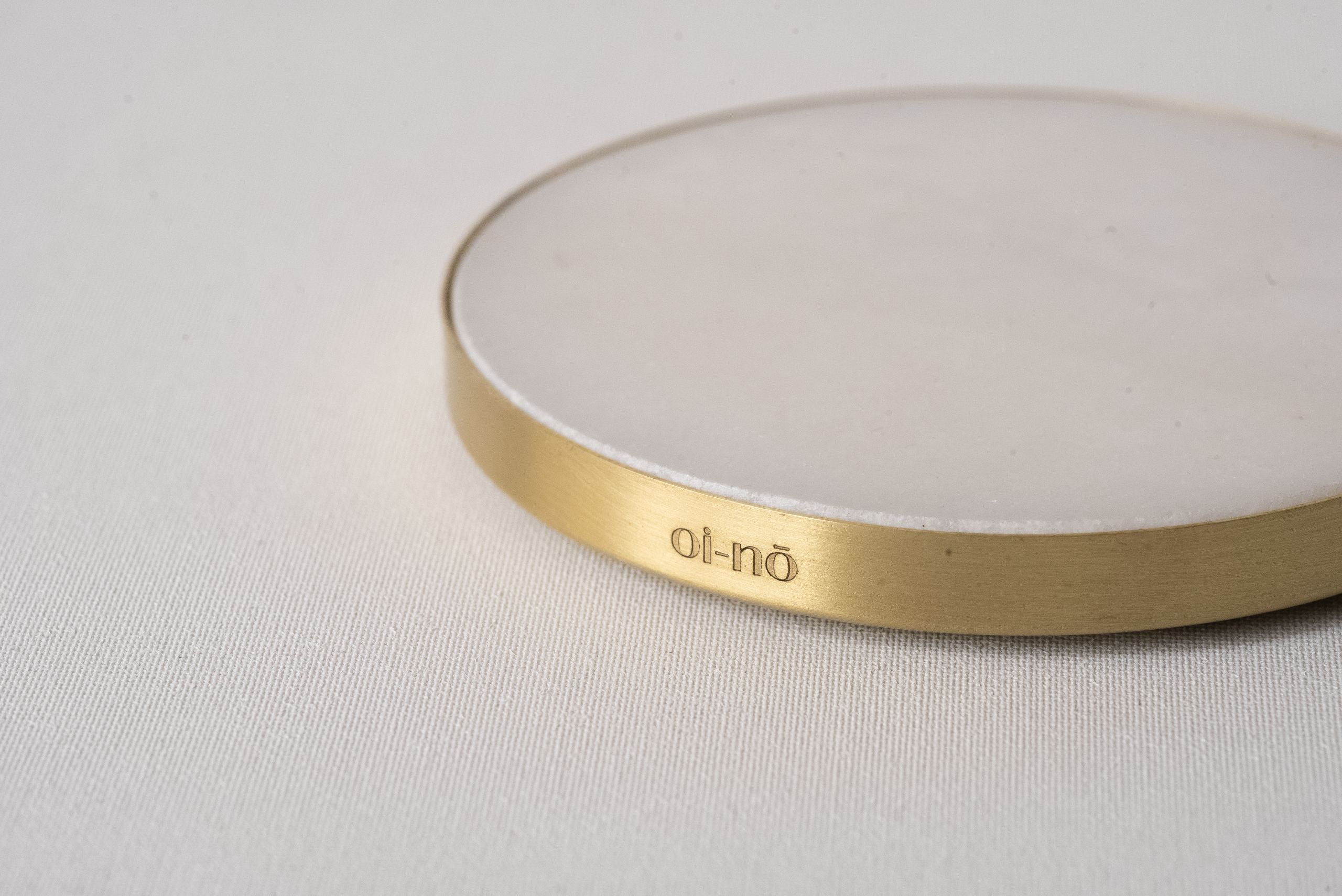 Beyaz Asawa Bardak Altlığı 4lü Set