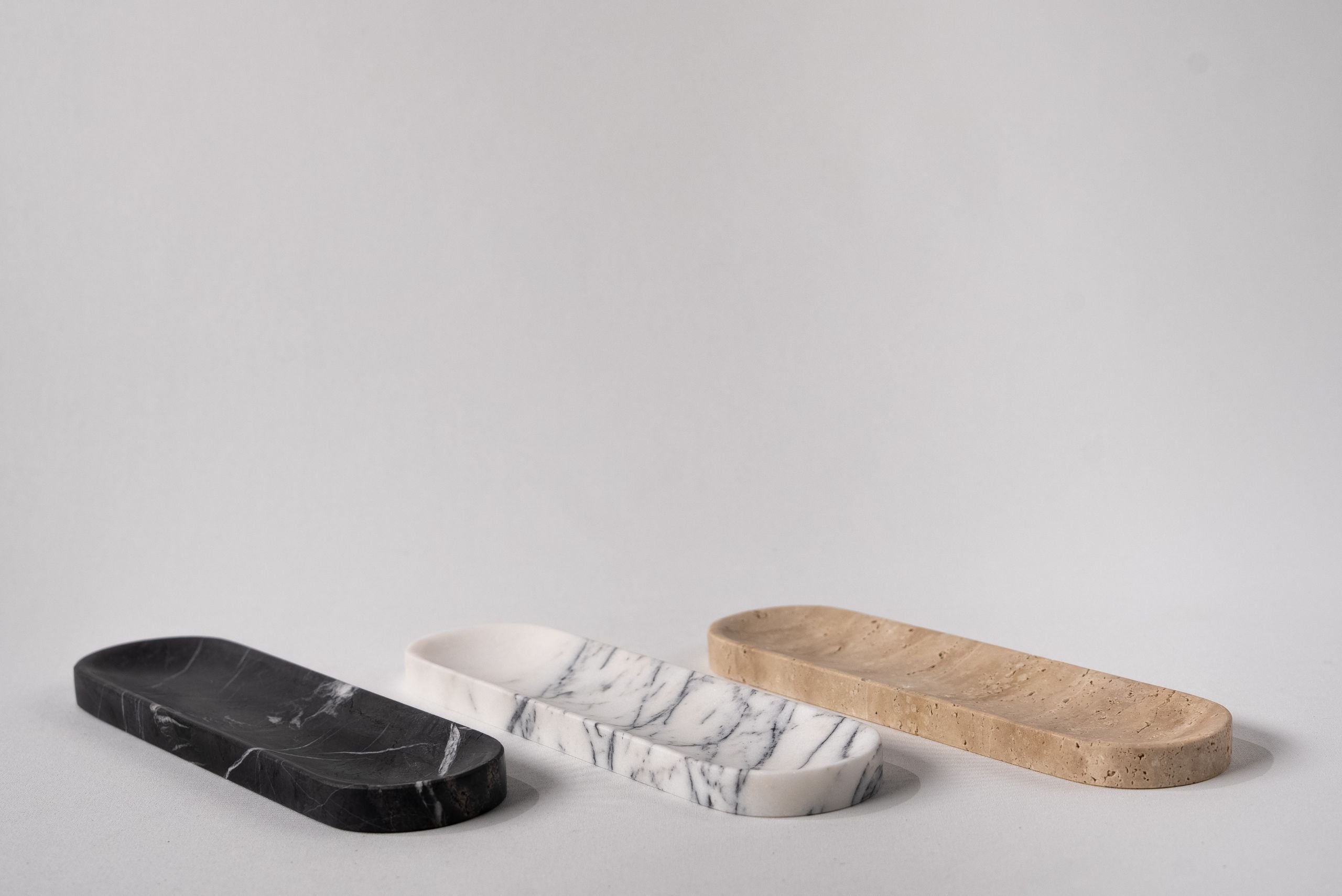 Traverten Doris Oval Sunumluk