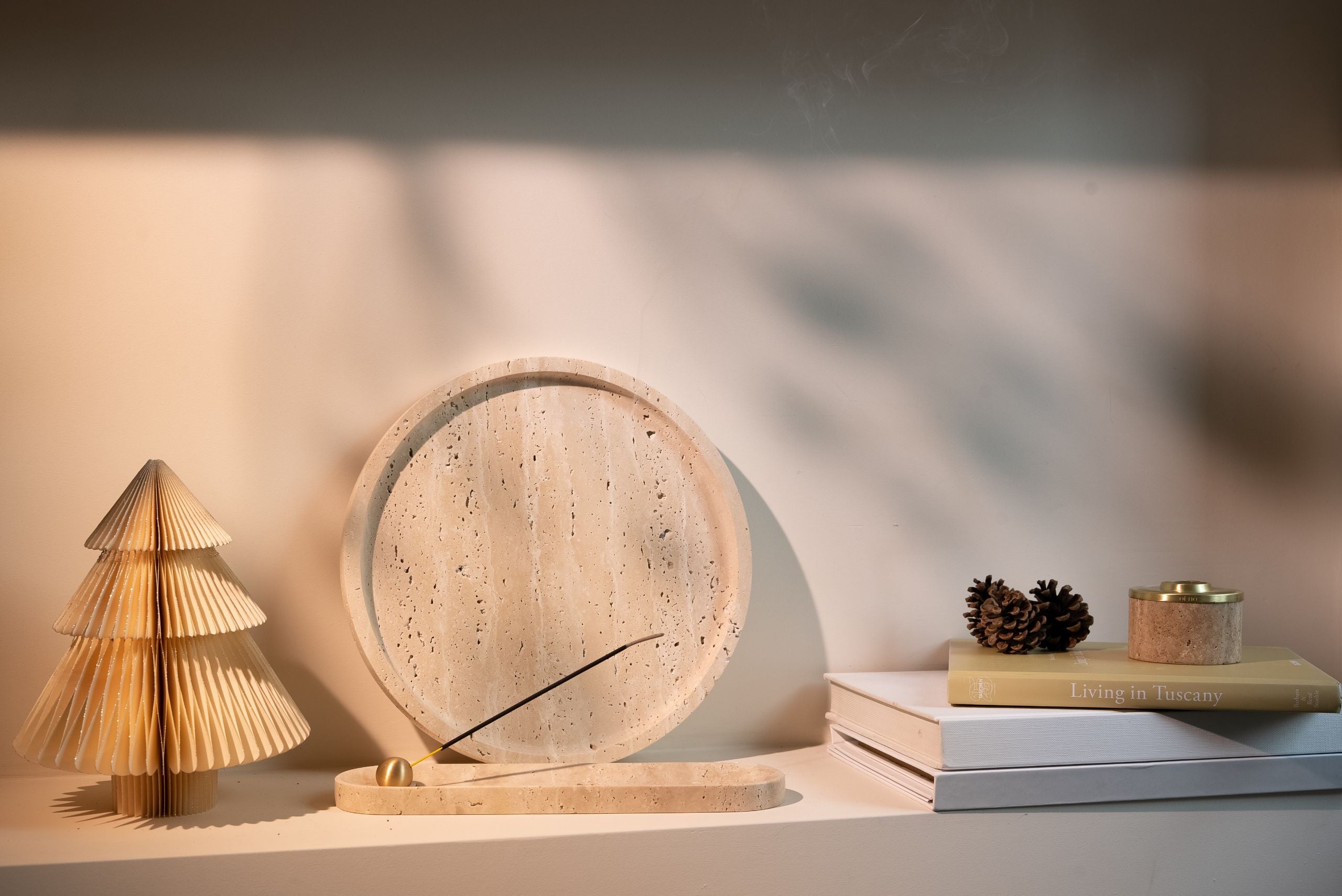 Traverten Koral Servis Tepsisi