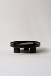 Siyah Harriet Ayaklı Sunum Tepsisi