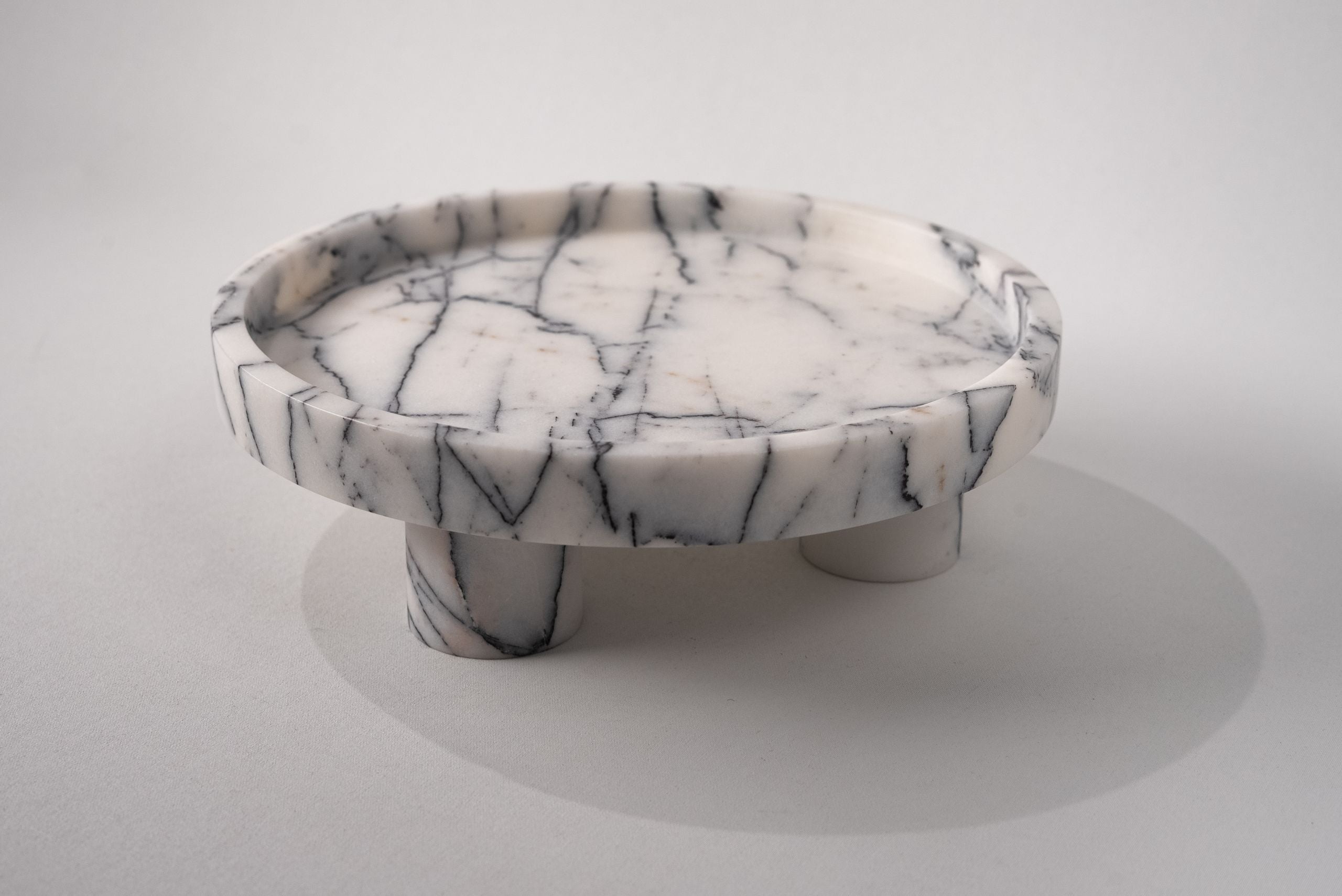 Leylak Harriet Ayaklı Sunum Tepsisi