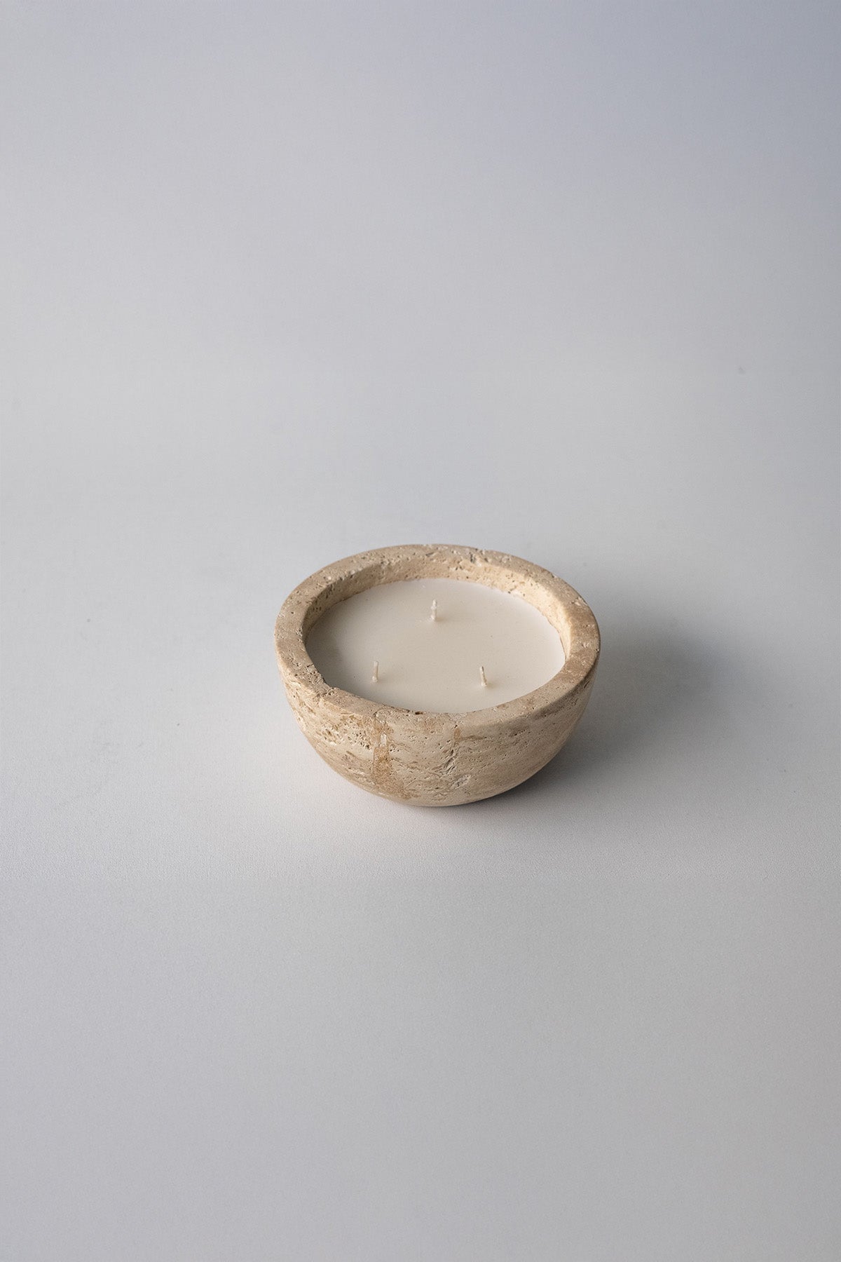 Traverten Ziya Taş Mum Midi