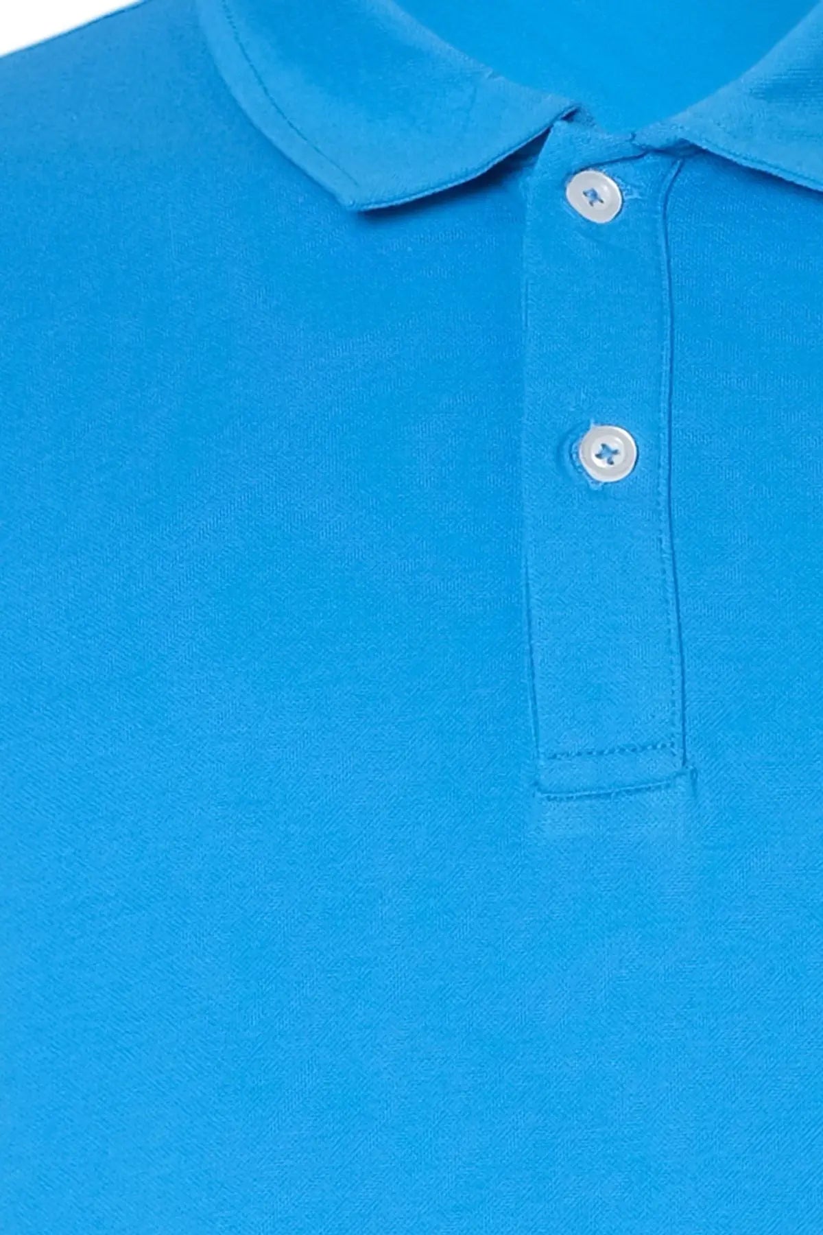 Saks Mavisi & More Johnny Erkek Kısa Kollu Polo Yaka Tişört Silk and Cashmere