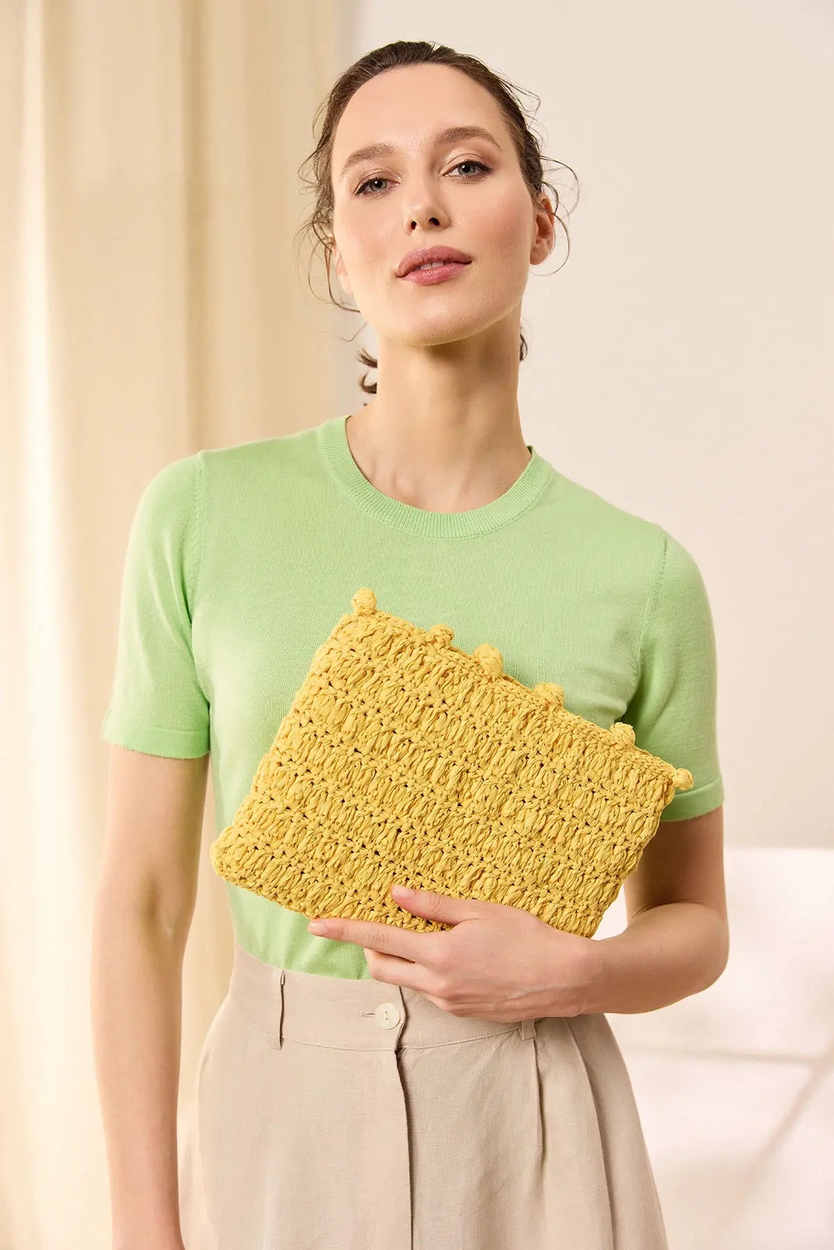 Sar Nina Rafya El Çanta 28x19cm Accessory