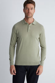 Adaçayı Yeşili Paul İpek Kaşmir Polo