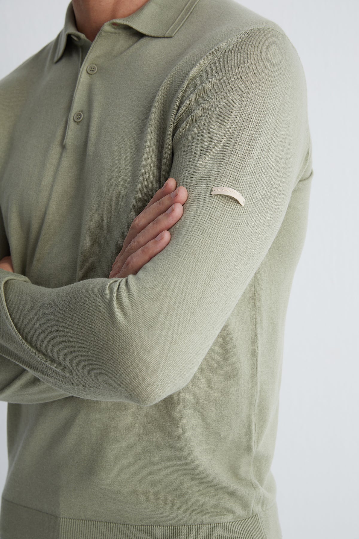 Adaçayı Yeşili Paul İpek Kaşmir Polo