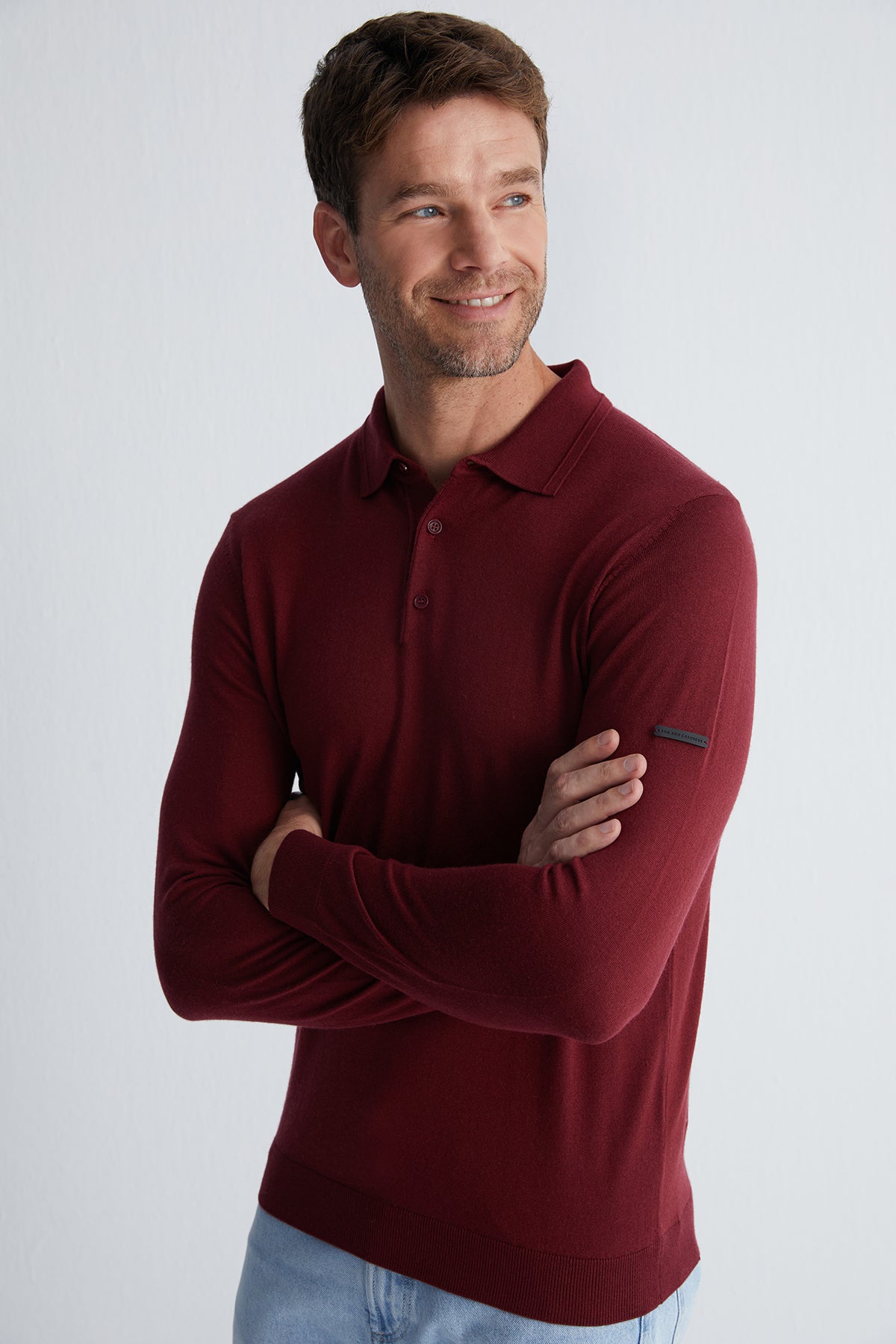 Bordo Paul İpek Kaşmir Polo