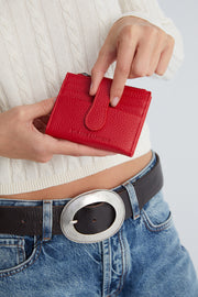 Kırmızı Deri Cüzdan