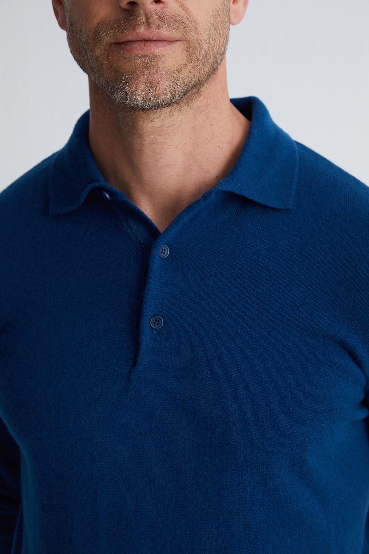 Tavuskuşu Saf Kaşmir Erkek Polo Kazak