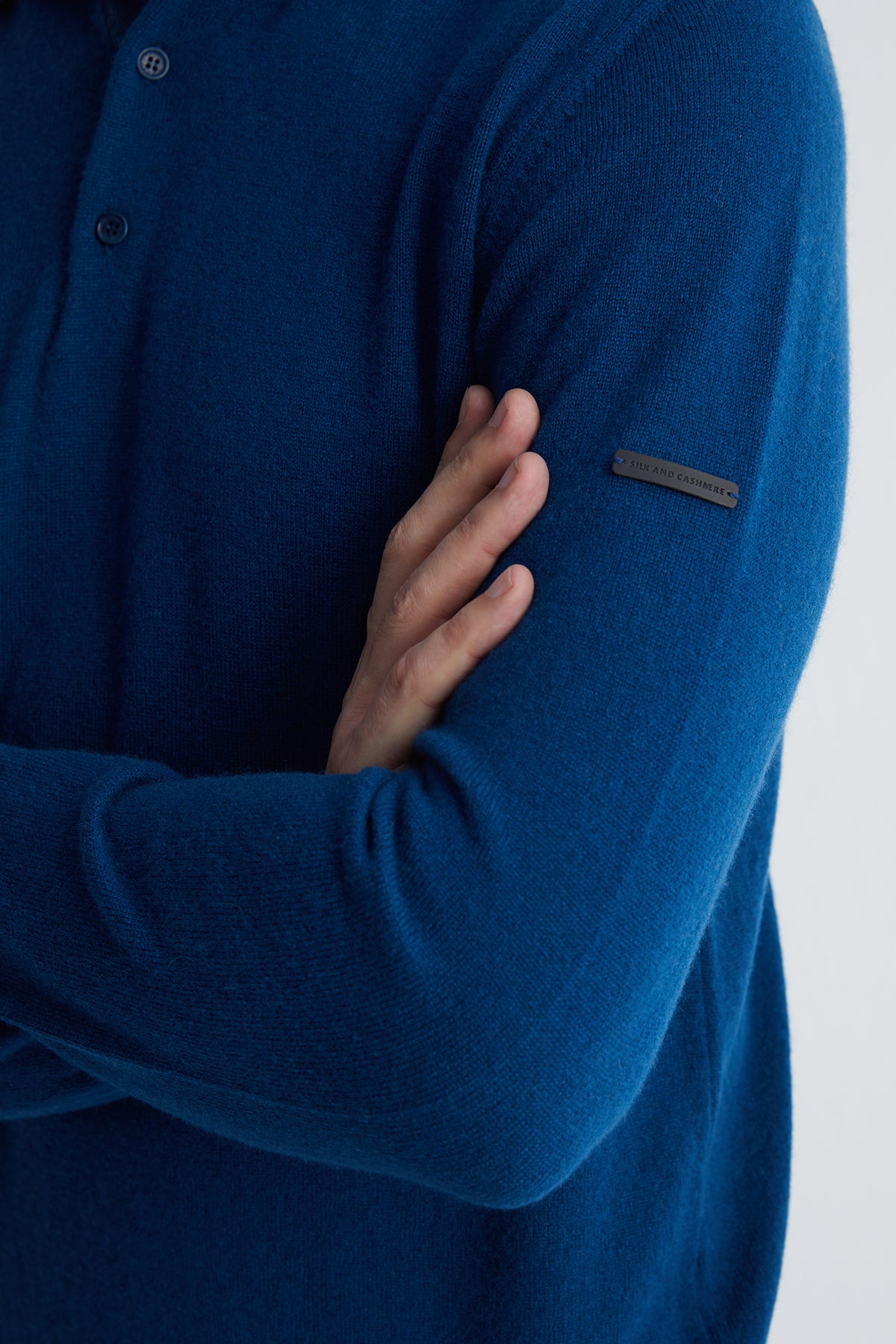 Tavuskuşu Saf Kaşmir Erkek Polo Kazak