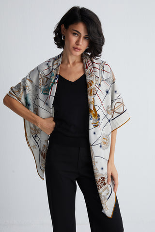 Siyah Zoe İpek Kaşmir Camisole