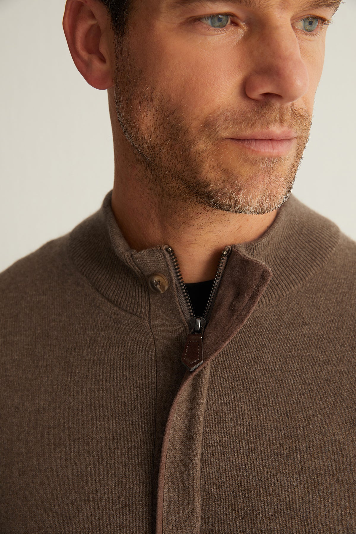 Vizon Saf Kaşmir Erkek Hırka