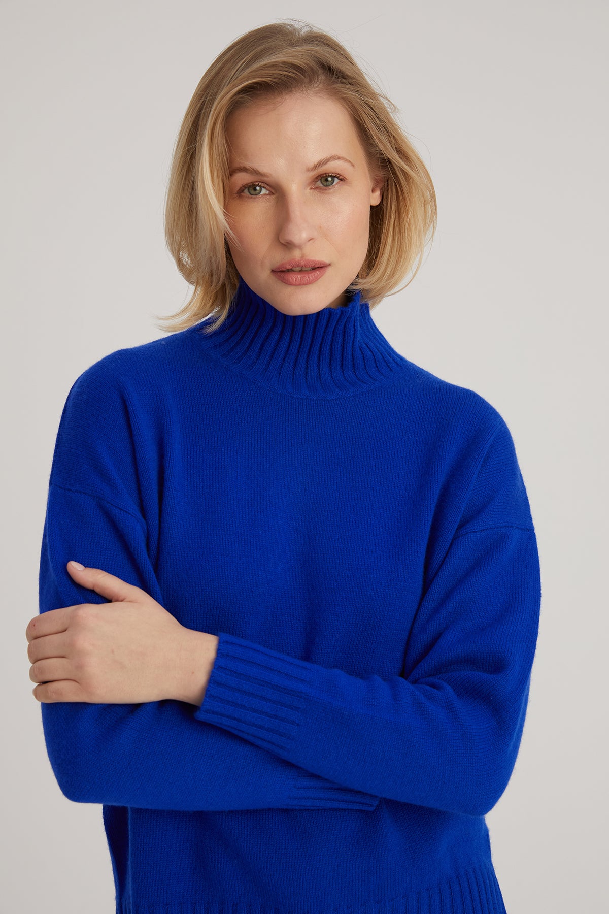 Mavi Martha Yün Kaşmir Kazak