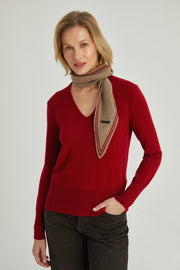 Vizon Mini Saf Kaşmir Bandana 30x125 cm