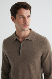 Vizon Saf Kaşmir Polo Kazak