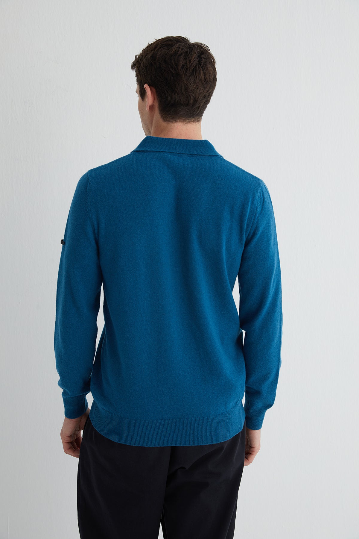 Tavuskuşu Saf Kaşmir Polo Kazak