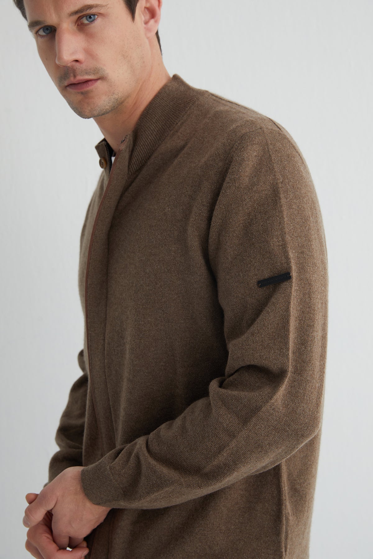 Vizon Saf Kaşmir Erkek Hırka