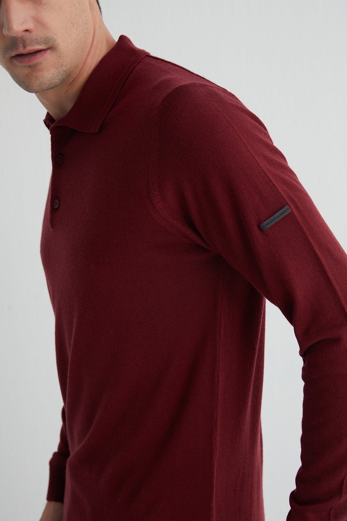 Bordo Paul İpek Kaşmir Polo