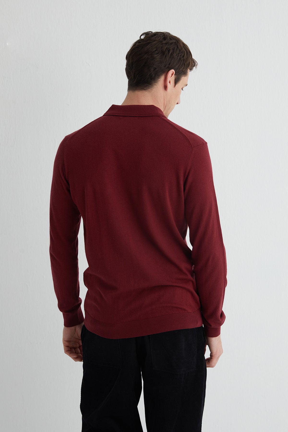 Bordo Paul İpek Kaşmir Polo