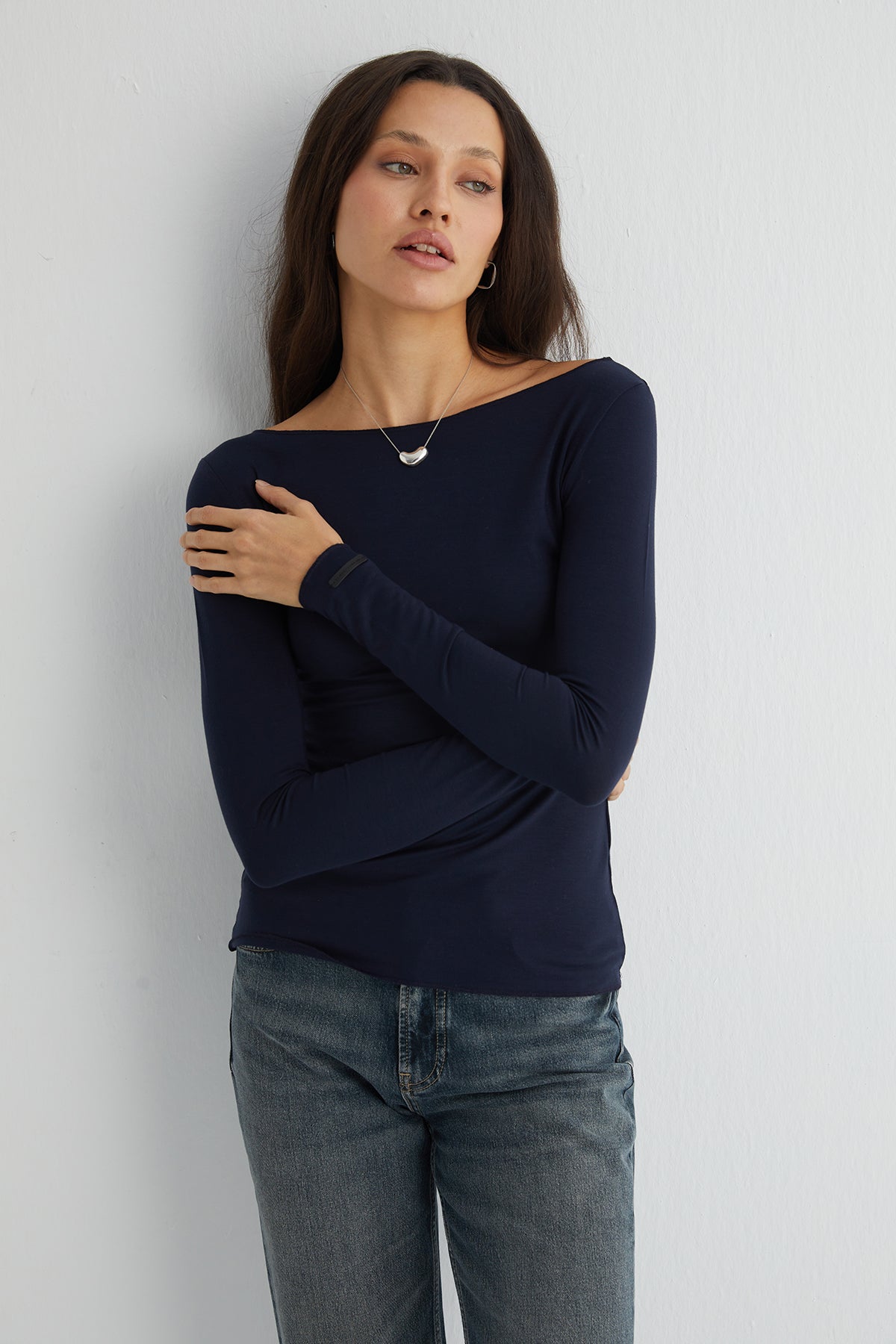 Lacivert Ultralight Kayık Yaka Üst