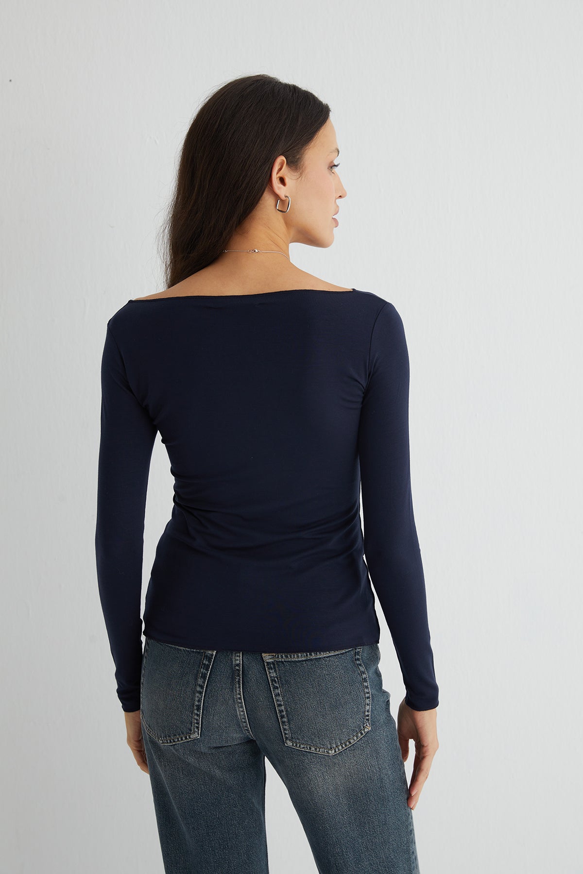 Lacivert Ultralight Kayık Yaka Üst