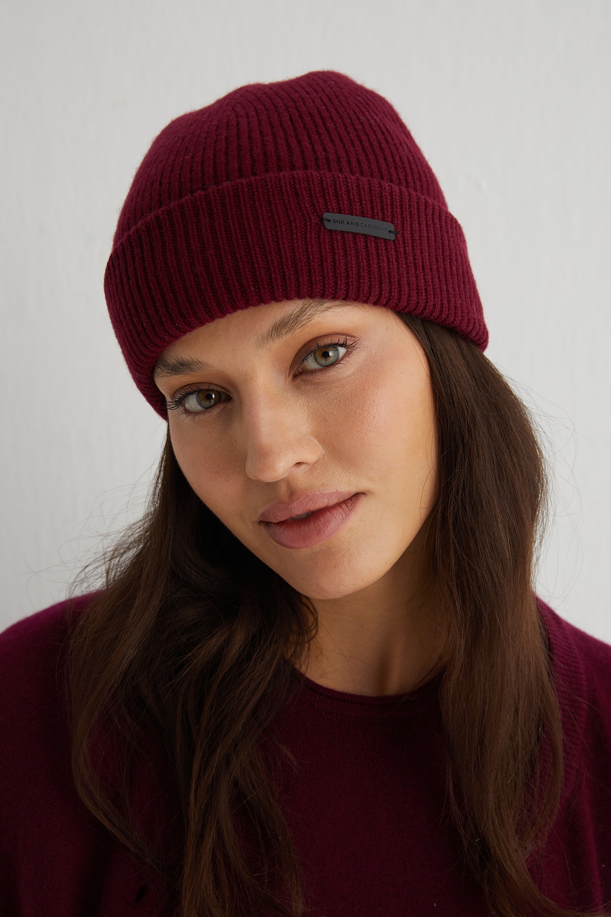 Bordo Copenhagen Saf Yün Ribana Bere