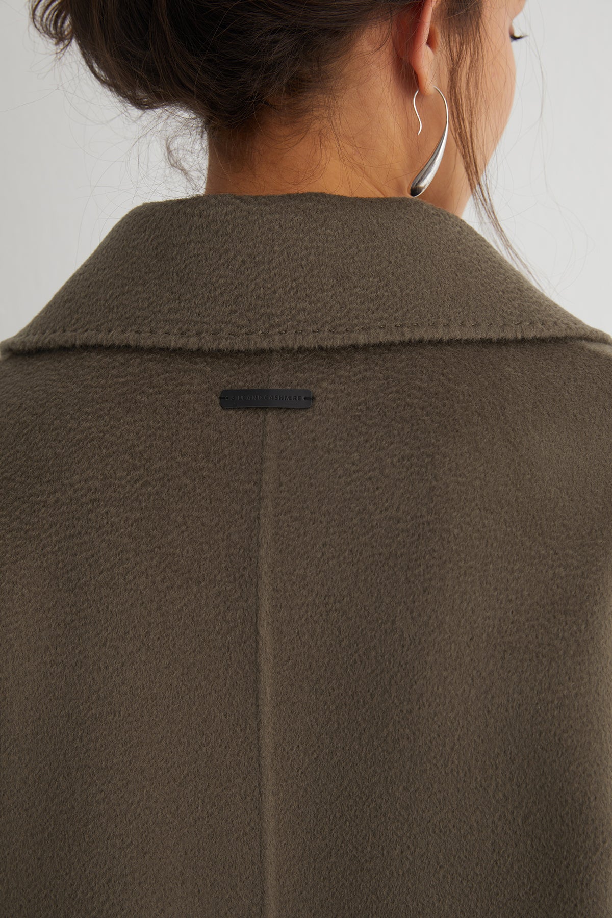 Haki Meghan Kaşmirli Palto