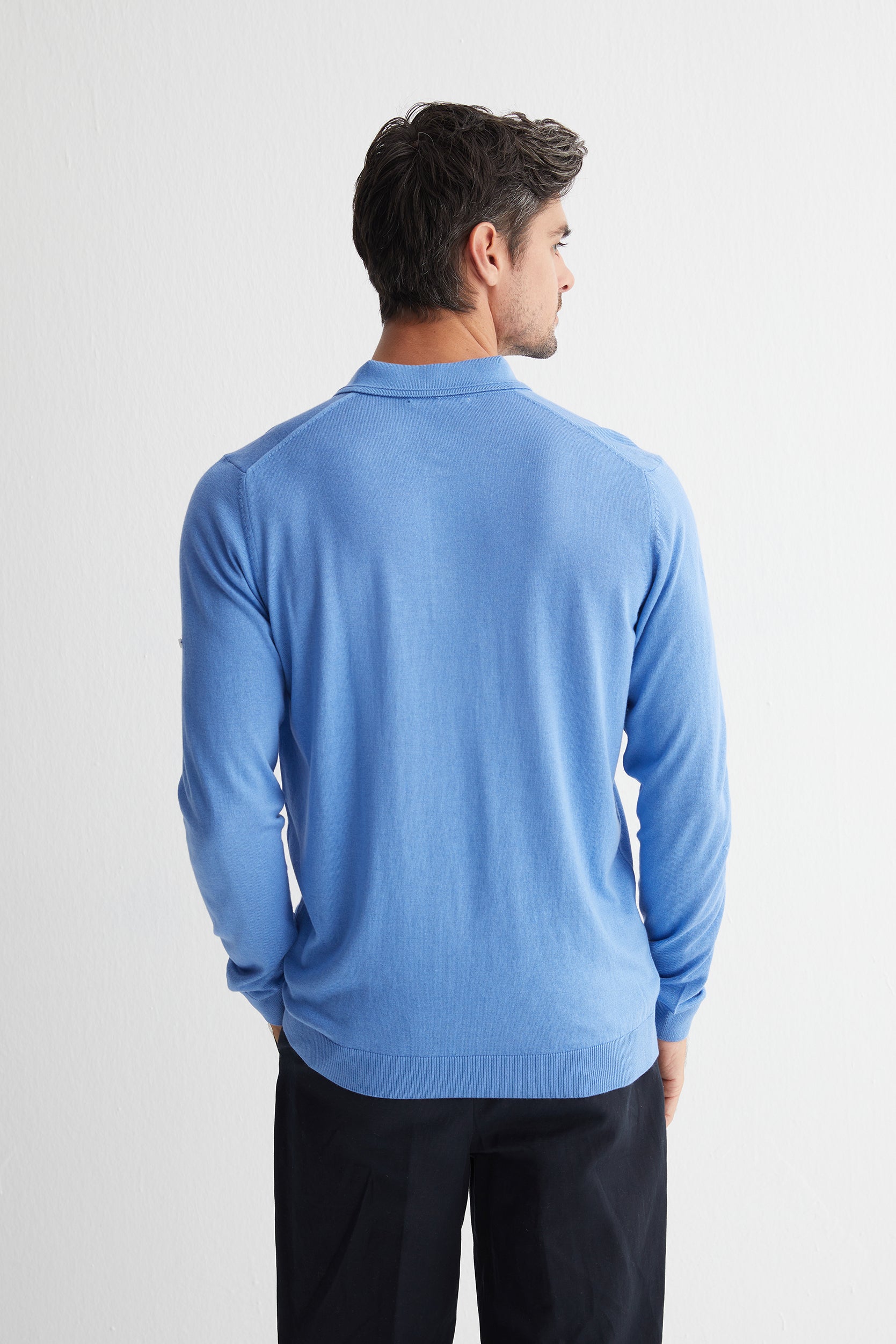 Mavi Paul İpek Kaşmir Polo Yaka Triko