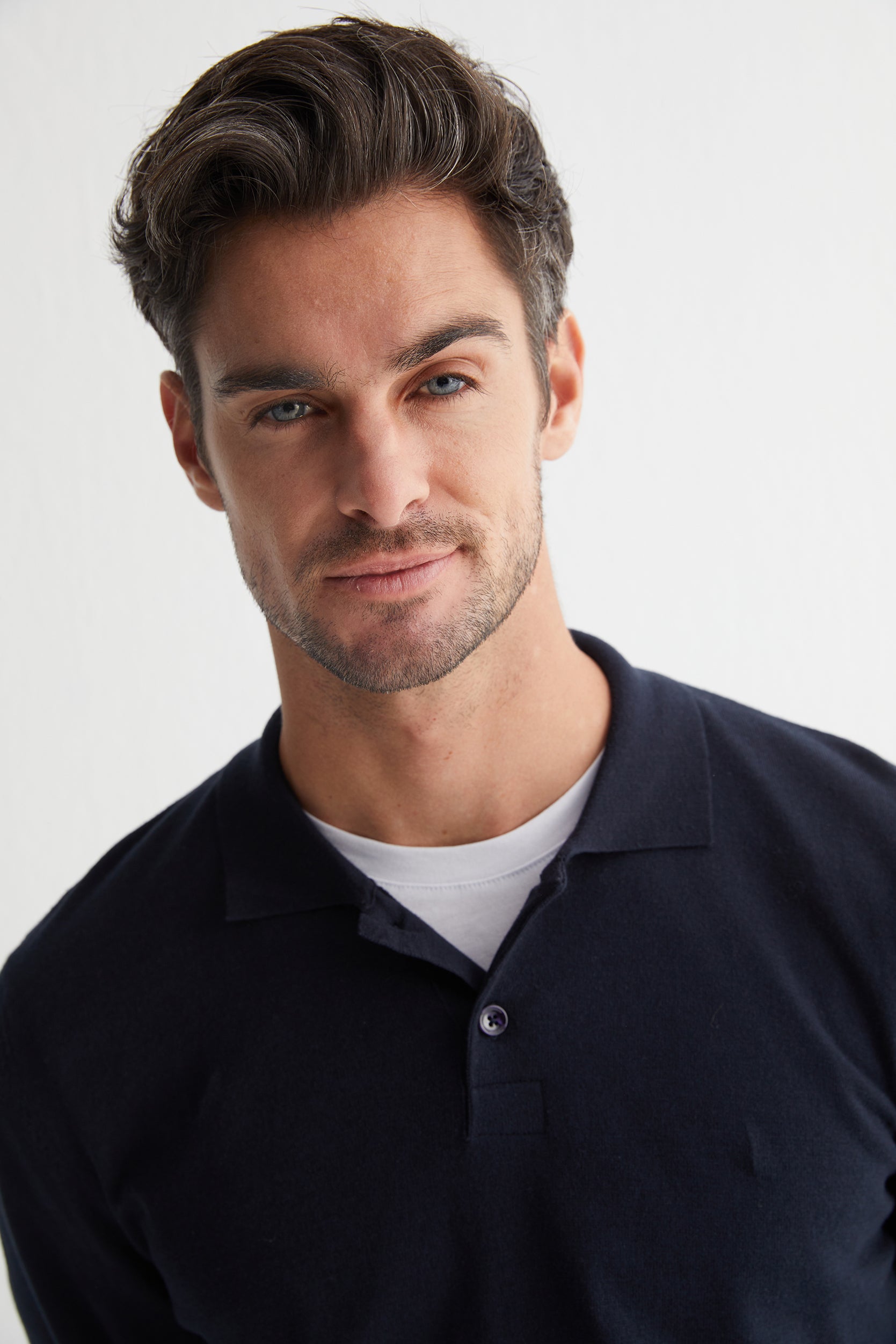 Lacivert Luigi Polo Yaka Triko